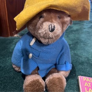 Vintage Paddington Bear Plush 14" Doll Stuffed Toy Eden Toys 1970’s